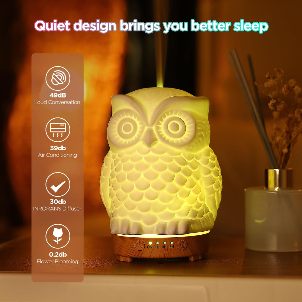 Inrorans Diffuser auto shut-off when waterless ensures safe operation.
