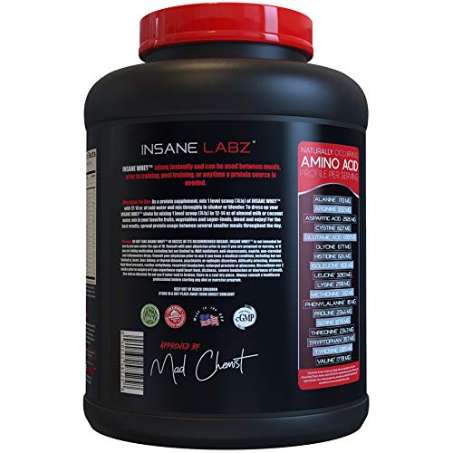 Insane Labz Insane Whey chocolate flavor powder after training