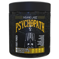 Insane Labz Psychopath can shows powder for enhanced energy and focus during workouts.