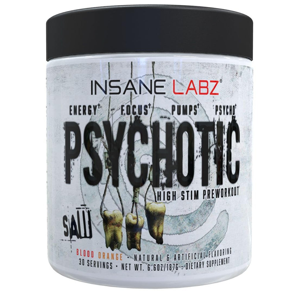 Insane Labz Psychotic Saw bottle pour ready for quick energy boost