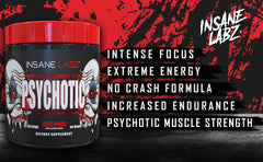 Insane Labz stack packaging display shows two pre-workout formulas together.