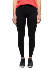 Insect Shield leggings in black on model, ideal for outdoor wear