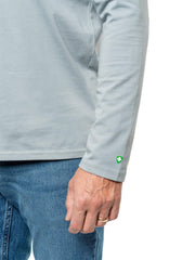 Insect Shield pocket-detail tee image shows ribbed neckline and front pocket.