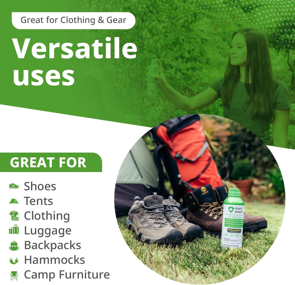 Insect Shield-treated tent fabric ready for a bug-free night outdoors