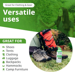 Insect Shield-treated tent fabric ready for a bug-free night outdoors