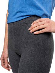 Insect Shield leggings fabric close-up: breathable 90 cotton 10 spandex blend