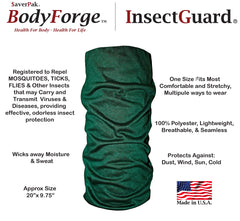 InsectGuard permethrin-treated belt length adjuster demonstrates customizable fit