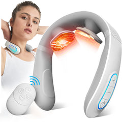 INSHUEY neck massager with heat therapy for soothing neck muscles.