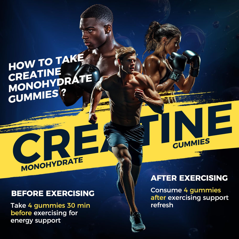Inspirlife ABC creatine gummies support workouts with steady energy and recovery.
