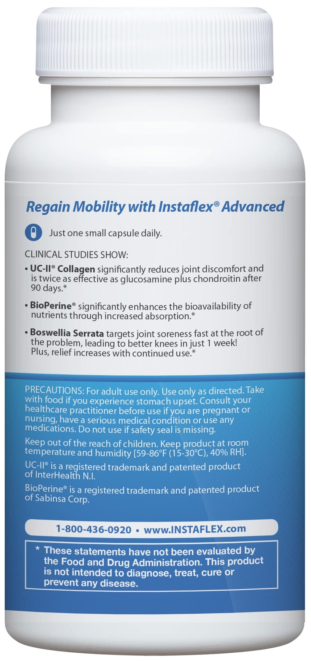 Instaflex Advanced collagen ingredient close-up for premium joint support