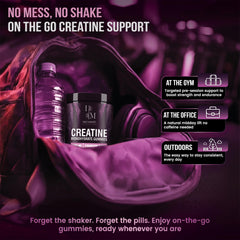 INSTAMART Creatine Gummies travel pack for convenient workouts
