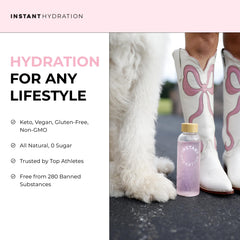 Instant Hydration 30-stick box on-the-go hydration for workouts and travel