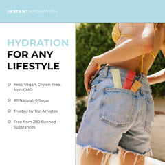 Instant Hydration Raspberry flavor packet ideal for flavorful workouts
