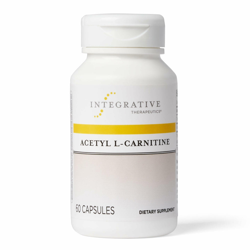 Integrative Therapeutics Acetyl L-Carnitine bottle with capsules supports nerve cell function