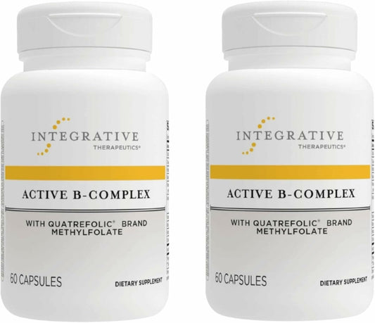 Integrative Therapeutics Active B-Complex bottle front for daily energy support.