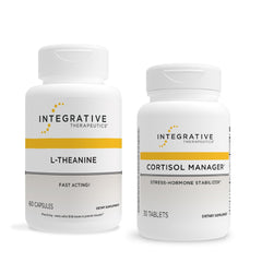 Integrative Therapeutics Cortisol Manager bottle for daily stress support.