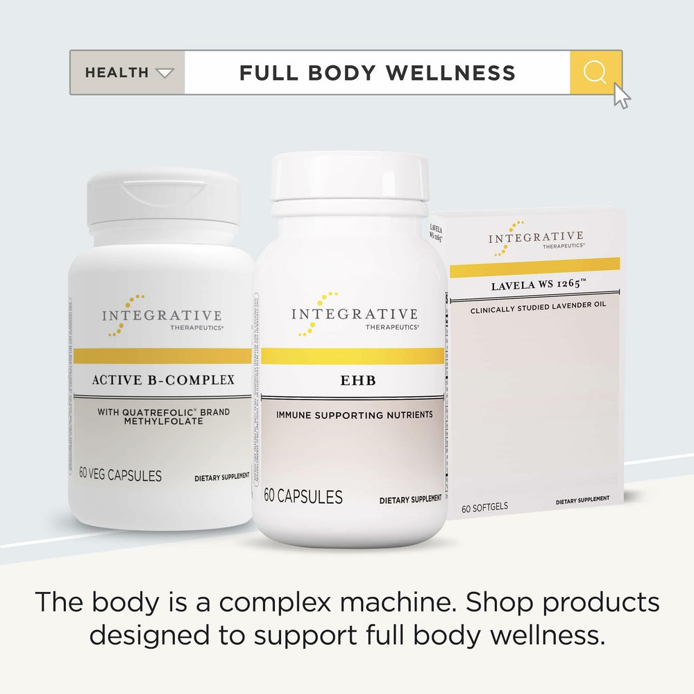 Integrative Therapeutics EHB dairy-free gluten-free packaging emphasizes clean ingredient choices