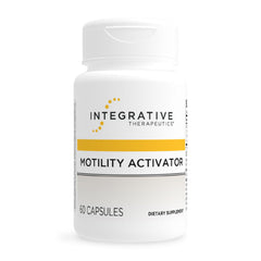 Integrative Therapeutics Motility Activator bottle front shows gluten-free gut support