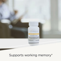 Neurologix spearmint leaf closeup, natural focus support