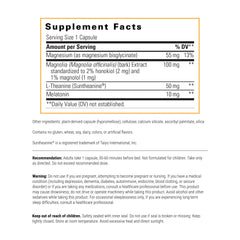 ProThrivers Sleep capsules close-up highlighting melatonin and magnesium for sleep support.
