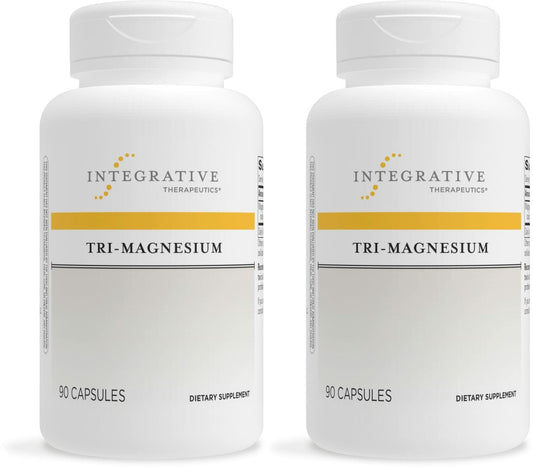 Integrative Therapeutics Tri-Magnesium bottle front view supports cellular energy metabolism