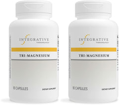 Integrative Therapeutics Tri-Magnesium bottle front view supports cellular energy metabolism