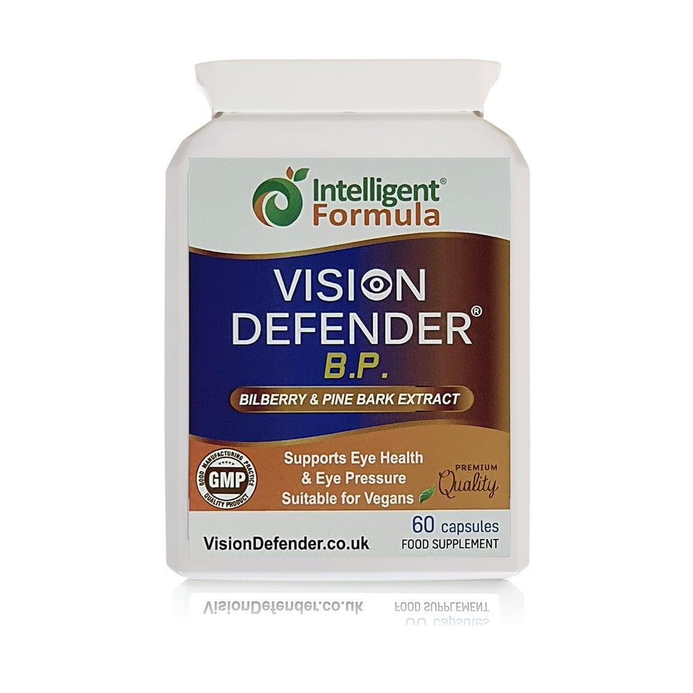 Vision Defender BP bottle for daily eye health support.