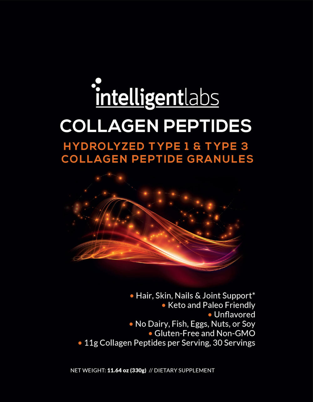 Intelligent Labs collagen powder third party verification for purity