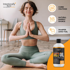 Intentionally Bare MCT oil in keto coffee mix.