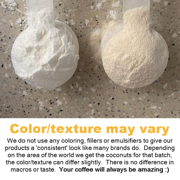 Intentionally Bare MCT Oil Powder shown as unflavored mix for drinks