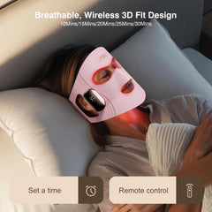 INTEO portable LED mask ideal for travel and on-the-go skincare