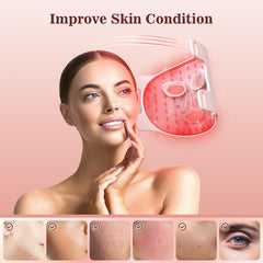 INTEO red light mask eye protection shield during use