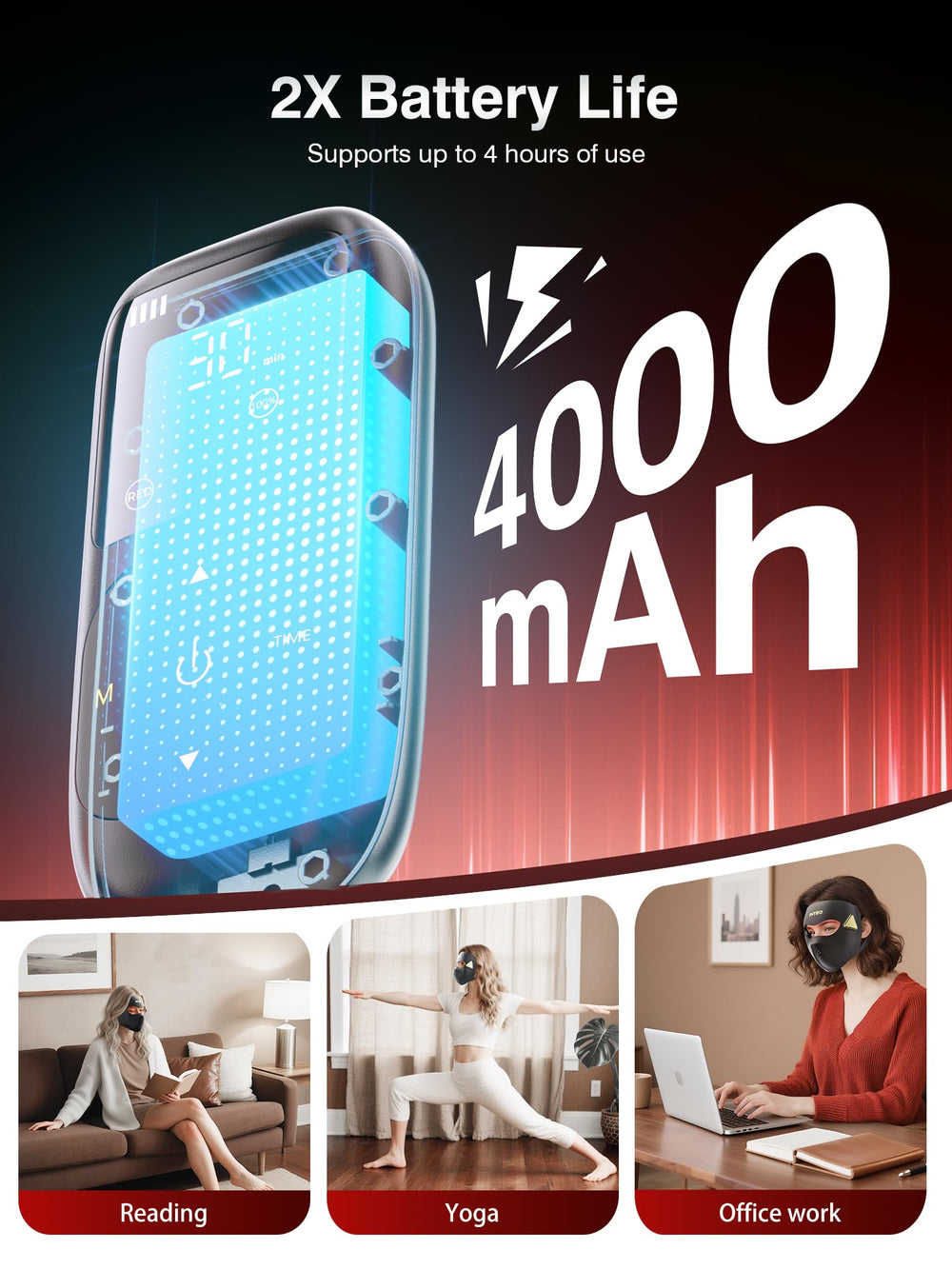 INTEO smart remote control lets you adjust settings easily.