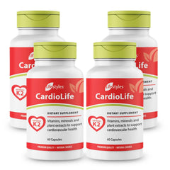 Intra CardioLife bottle highlighting heart health support and daily energy.