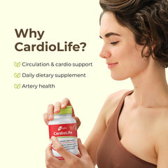Intra CardioLife hawthorn extract visual emphasizes natural heart support.
