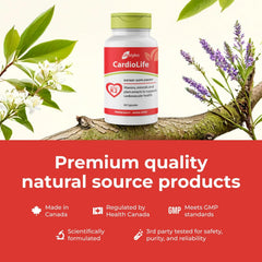 Intra CardioLife label details ingredients and benefits.