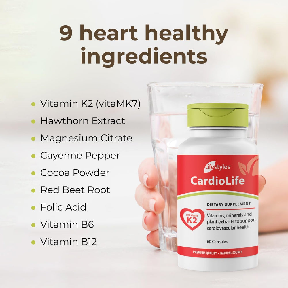 Intra CardioLife pill close-up for convenient daily use.