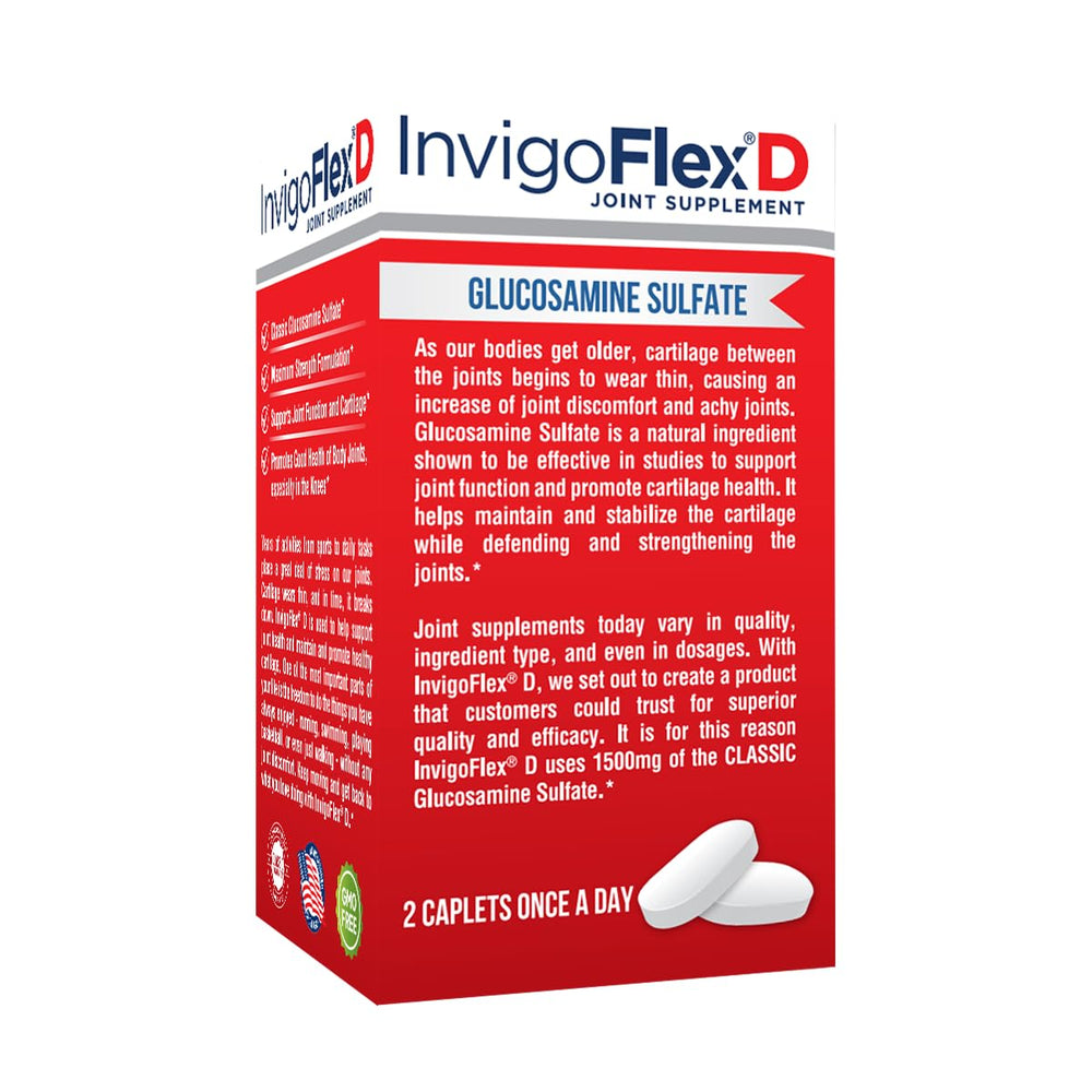 INVIGOFLEX D packaging on a store shelf for easy purchase.