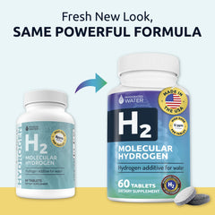 Invigorated Water no additives logo highlights clean, non-GMO formula.