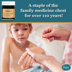 Two jars provide a dependable home first aid supply.