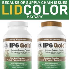 IP6 Gold ingredients label emphasizes trusted non-GMO sourcing.