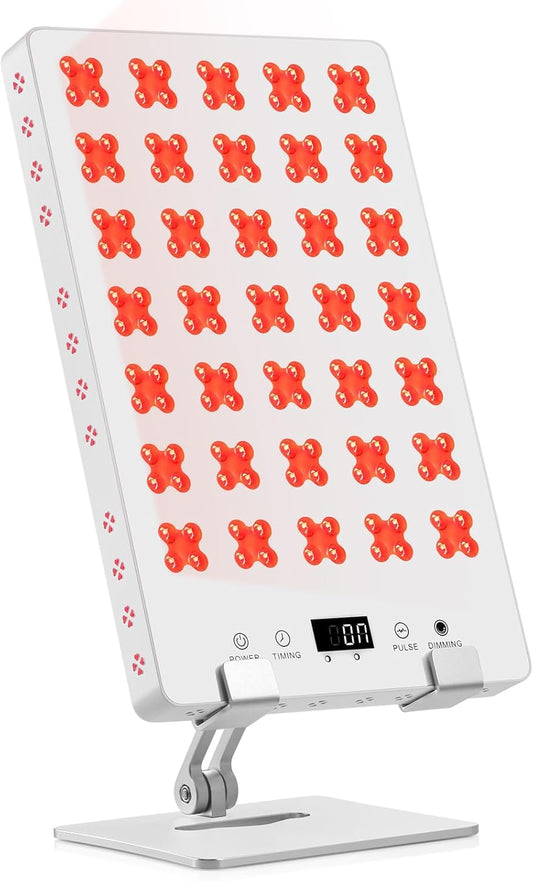 iPlantop red light panel front view for portable full-body therapy at home or on the go.