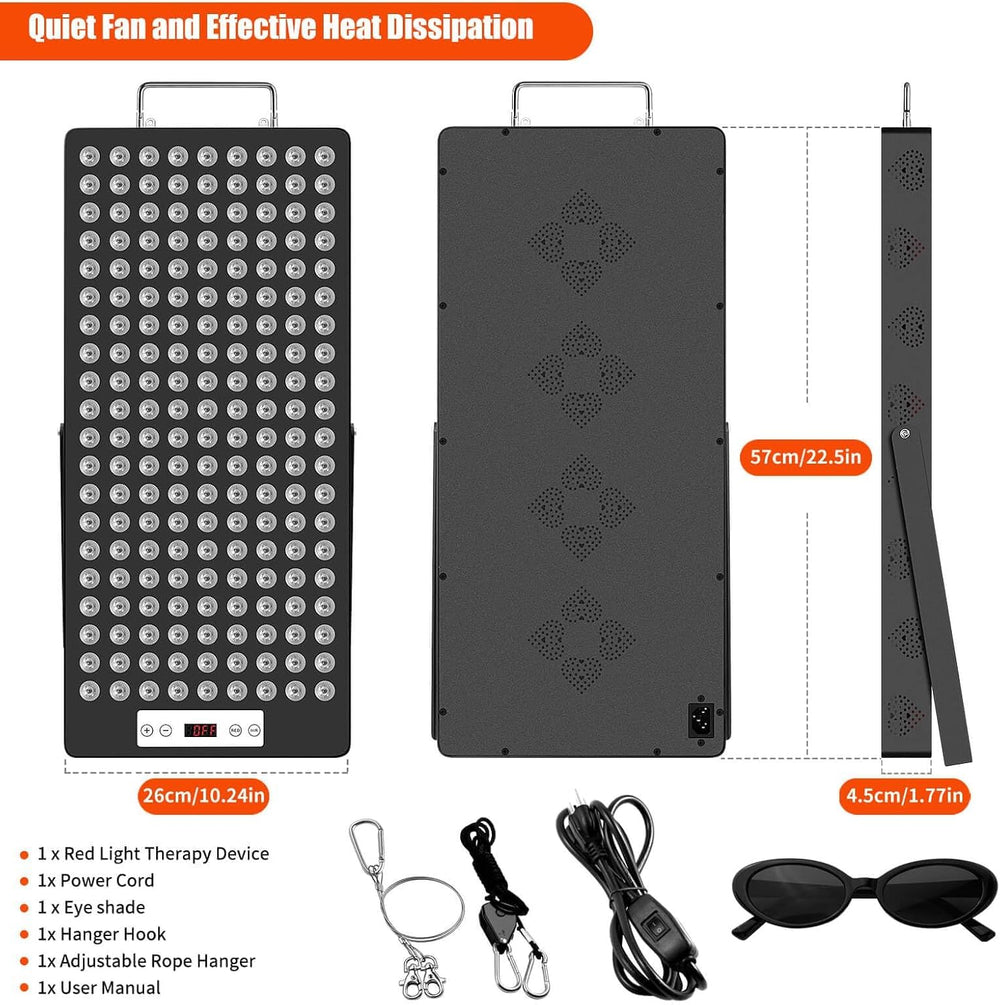 iPlantop red-light therapy panel timer display for session control