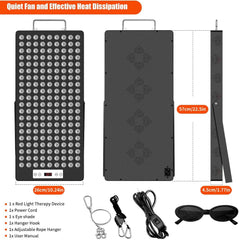 iPlantop red-light therapy panel timer display for session control