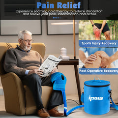 IPOW ice bucket for knee therapy keeps cold for extended sessions