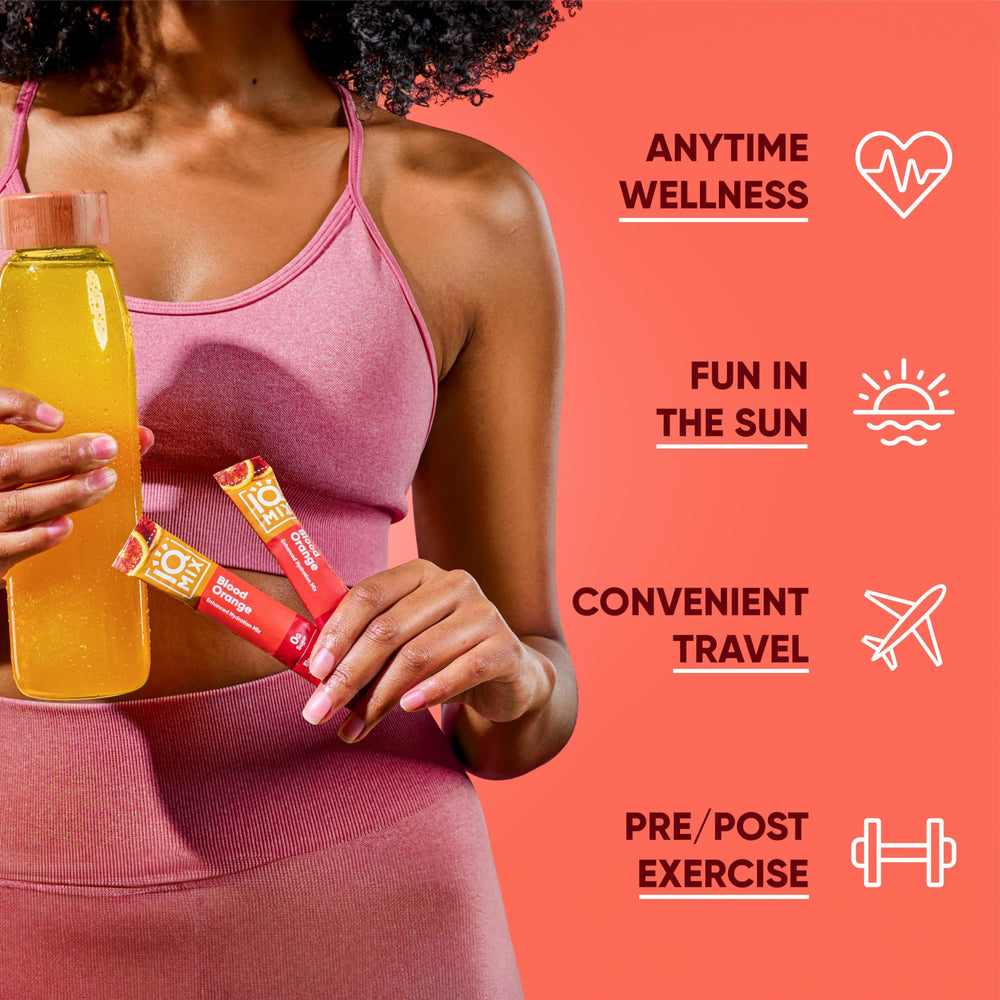 IQMIX iced tea + lemonade packet brings travel-ready flavor and hydration.
