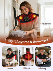 IRELEX ergonomic wrap with soft fabric fits shoulders up to 51 cm.