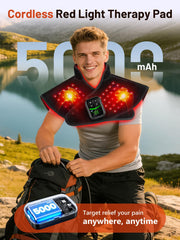 IRELEX red and near-infrared LEDs provide back and shoulder care.