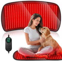 IRELEX red light therapy mat with full back coverage ideal for large-area warmth.