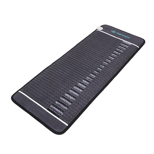 IREVIKIT Amethyst Infrared Mat full-body cover for relaxing heat.